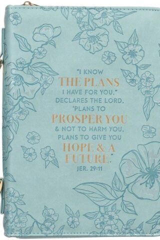 1220000139084 Faux Leather Fashion Bible Cover: I Know The Plans I Have for You - Jeremiah 29: