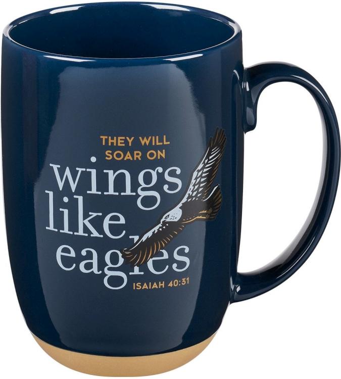 1220000139299 Coffee Mug Soar on Wings Like Eagles Isaiah 40:31 Scripture