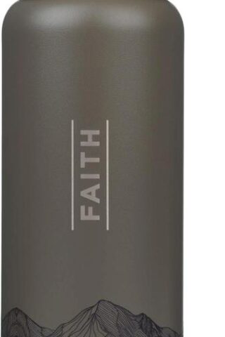 1220000720534 Faith Stainless Steel Water Bottle Matthew 17:20