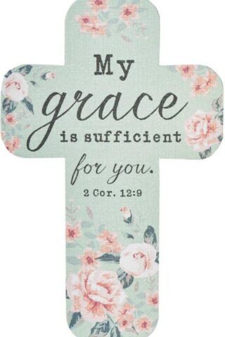 6006937138230 My Grace Is Sufficient Cross Bookmark Set - 2 Corinthians 12:9