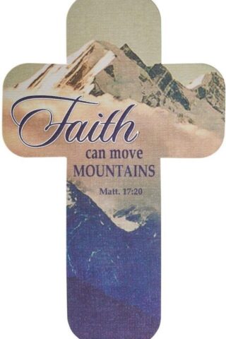 6006937138810 Faith Can Move Mountains Cross Bookmark Set - Matthew 17:20