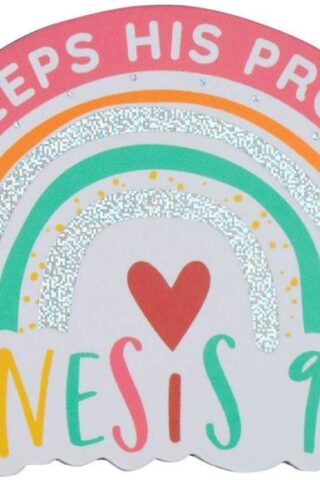 6006937161399 Inspirational Women & Girls Bible Verse Fridge Magnet: God Keeps His Promises