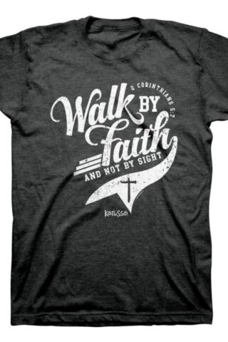 612978452561 Walk By Faith (Large T-Shirt)