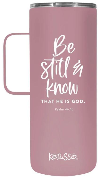 612978590416 Kerusso Be Still And Know Stainless Steel With Handle