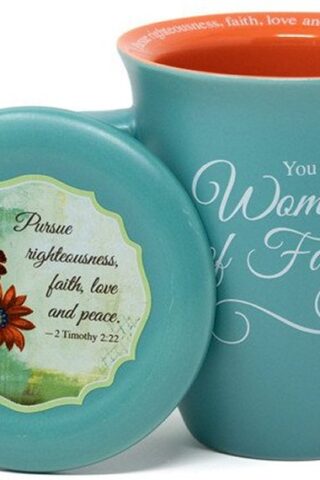 785525317849 Woman Of Faith Coaster Mug