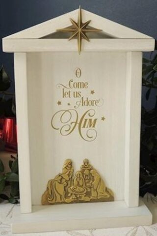 785525320528 Nativity With Creche