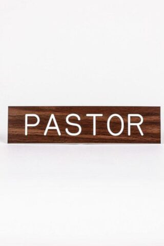 788200796694 Pastor Sign Adhesive Back