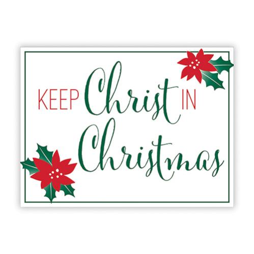 886083635892 Keep Christ In Christmas Yard Sign