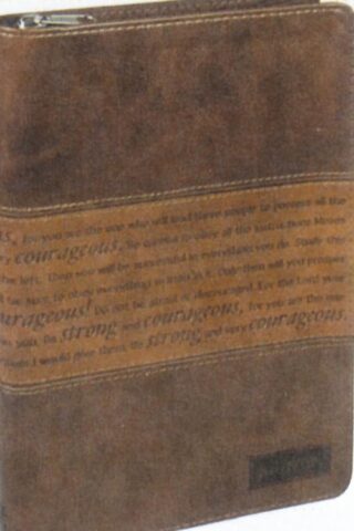 9781432101961 Be Strong And Courageous Classic LuxLeather Journal