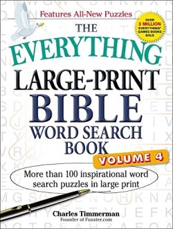 9781507205099 Everything Large Print Bible Word Search Book Volume 4 (Large Type)