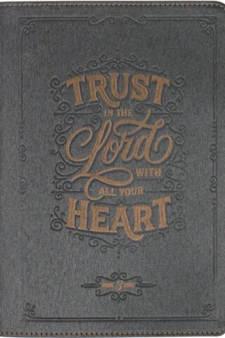 9798896780557 Trust In The Lord Charcoal Classic Journal Proverbs 3:5