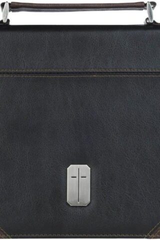 1220000723078 Premium Classic Vegan Leather Bible Cover for Men: Man of God Inspirational Bibl