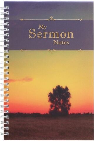 6006937132078 My Sermon Notes Wirebound Notebook with Tree